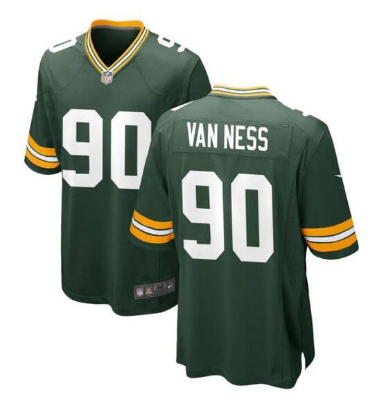 2023 Men Green Bay Packers #90 Lukas Van Ness Nike green Alternate Game NFL Jersey